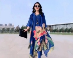 高檔真絲連衣裙