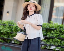法式時尚短袖衫