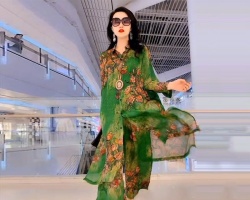 真絲紗印花套裝